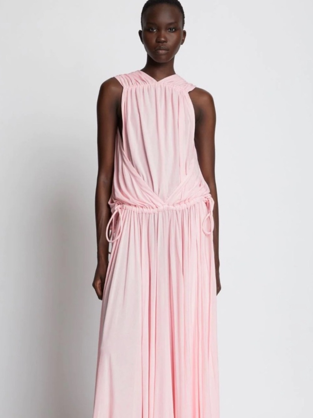 Proenza Schouler Soft Pink Sleeveless Maxi Dress